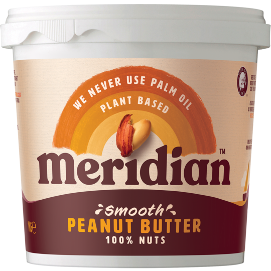 Meridian Smooth hladké arašídové máslo 1 kg