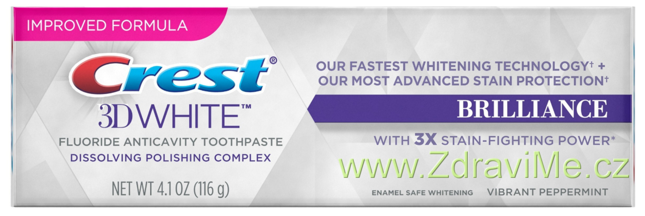  Procter & Gamble Bělicí zubní pasta Crest 3D White BRILLIANCE 116 g
