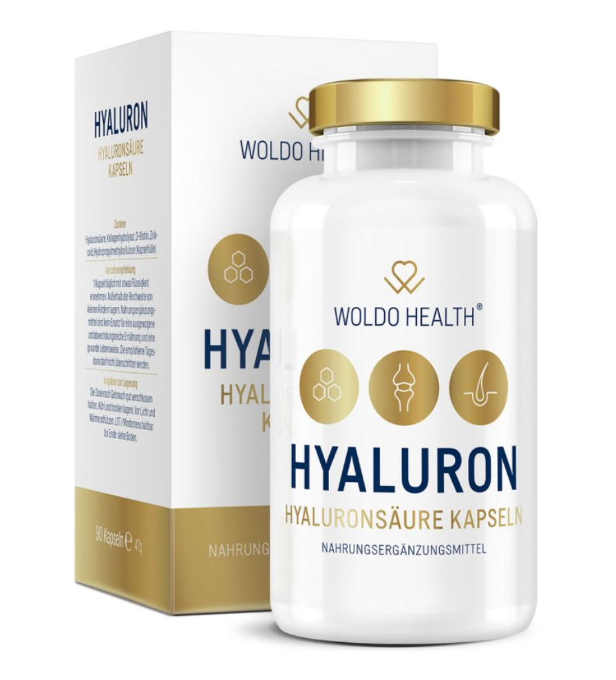Woldo Health Kyselina Hyaluronová 90 kapslí