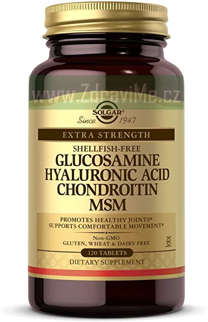 Solgar Glucosamine Hyaluronic Acid Chondroitin MSM - 120 Tablet