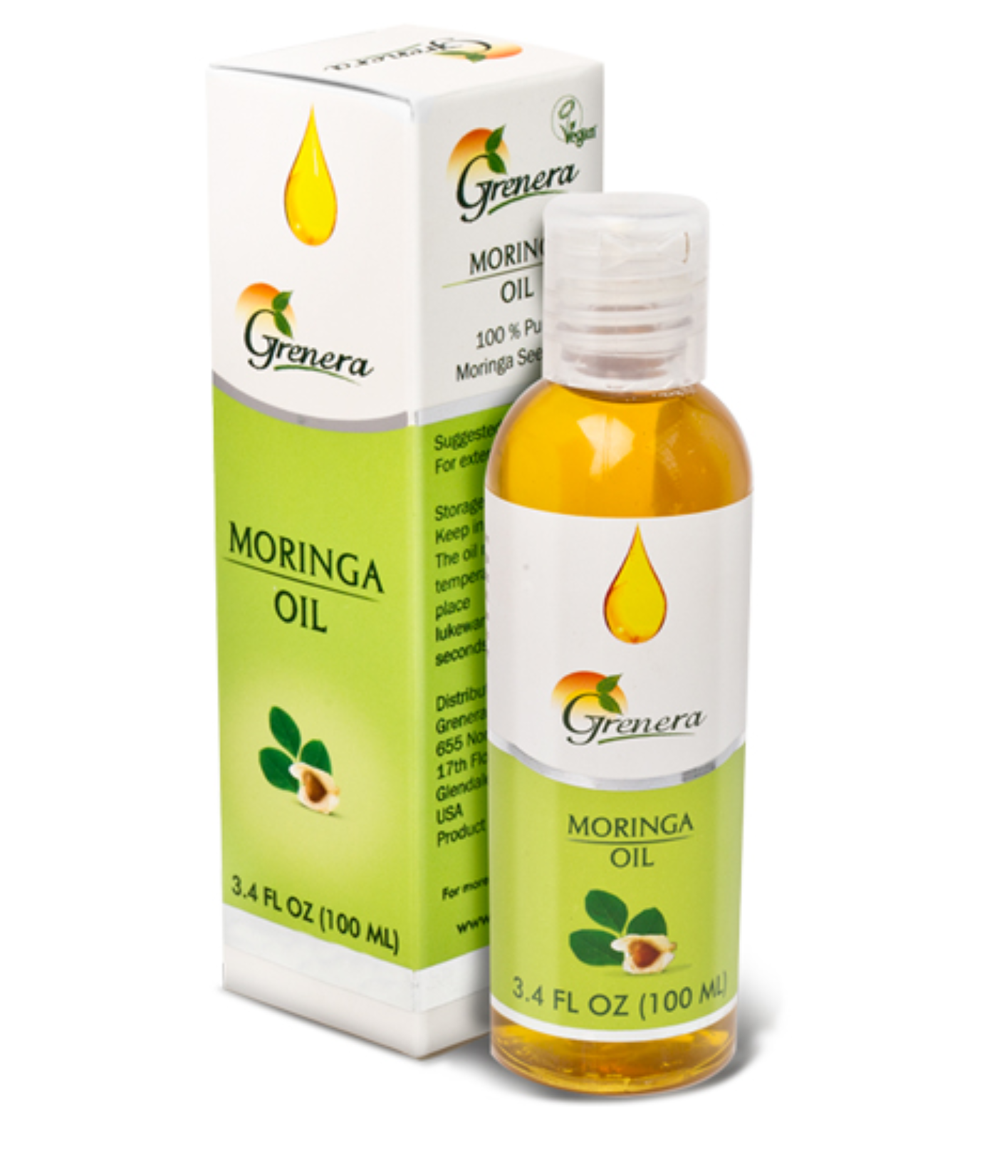 Grenera Moringový 100% čistý, nerafinovaný olej 100 ml