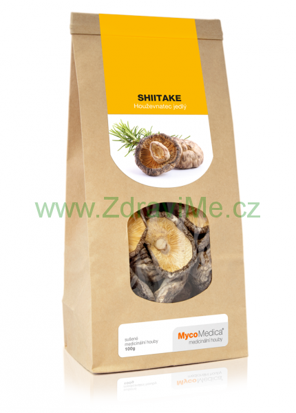 MycoMedica Shiitake houževnatec jedlý sušený 100 g