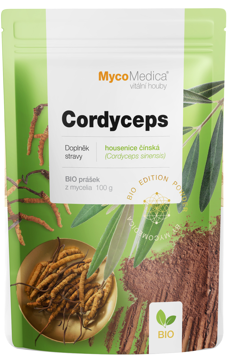 MycoMedica BIO Cordyceps prášek 100 g