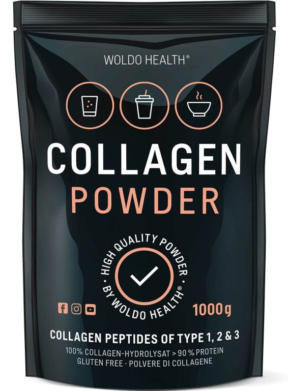 Woldo Health 100% Hovězí collagen 1kg