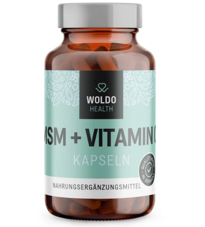 Woldo Health MSM s Vitamínem C 180 kapslí 